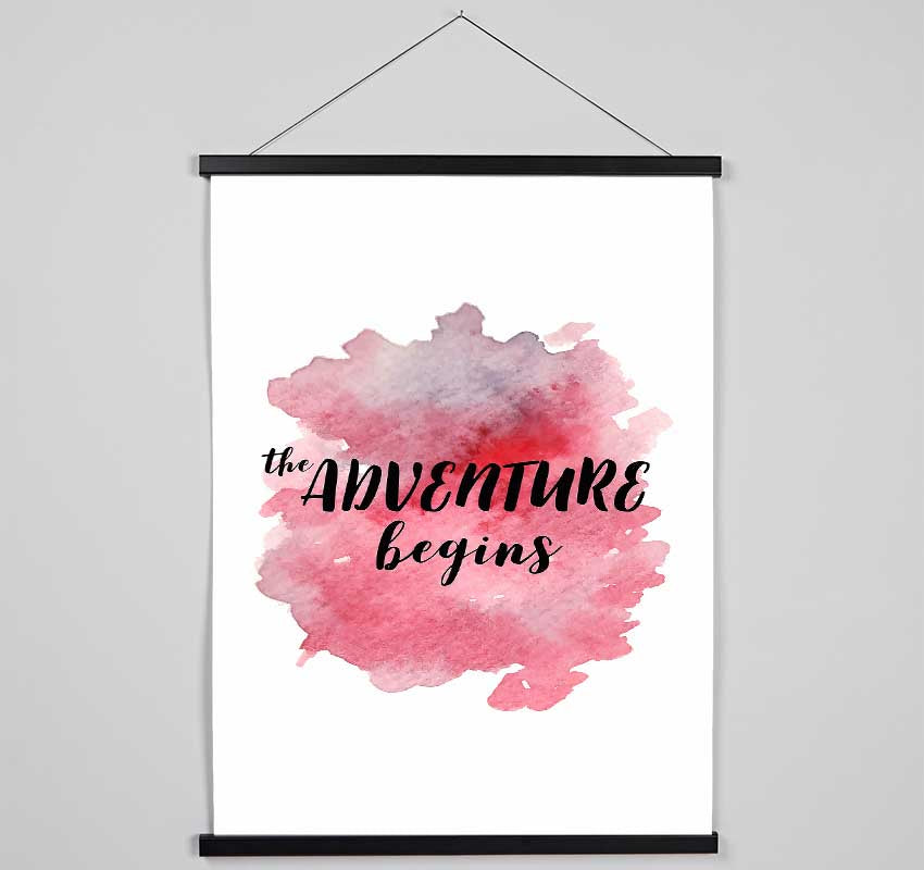 The Adventure Begins Hanging Poster - Wallart-Direct UK