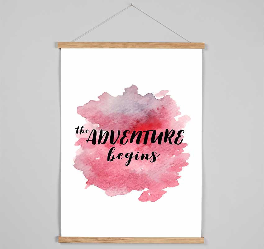 The Adventure Begins Hanging Poster - Wallart-Direct UK