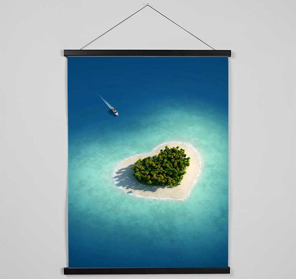 Lovers Island Hanging Poster - Wallart-Direct UK