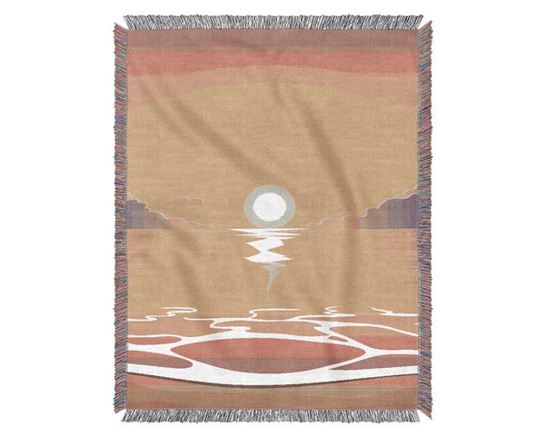 Peach Calm Woven Blanket