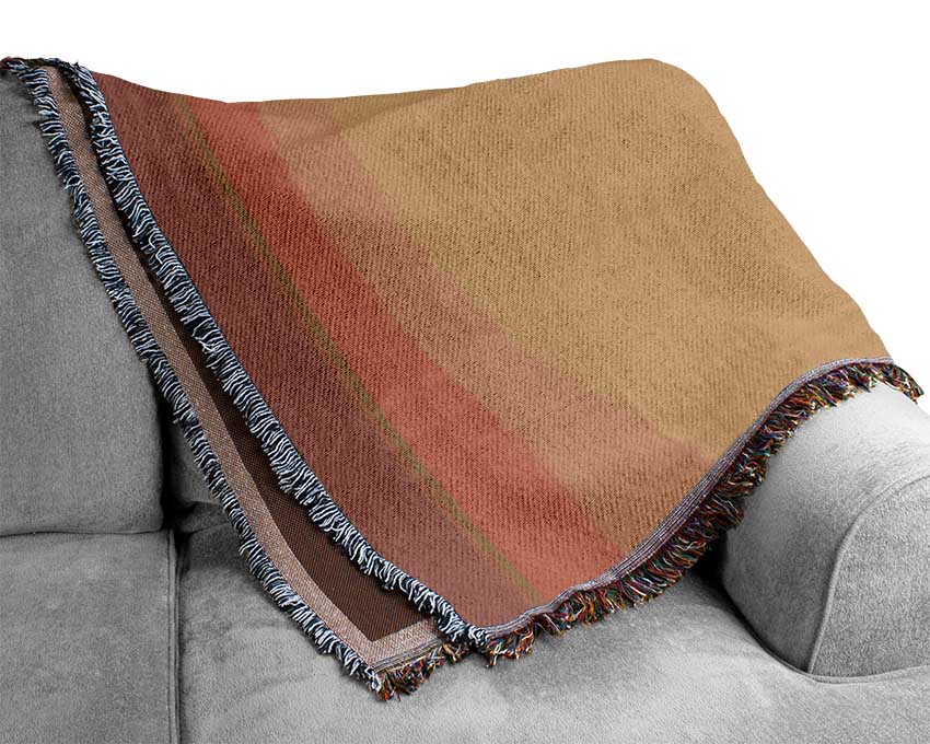 Peach Calm Woven Blanket