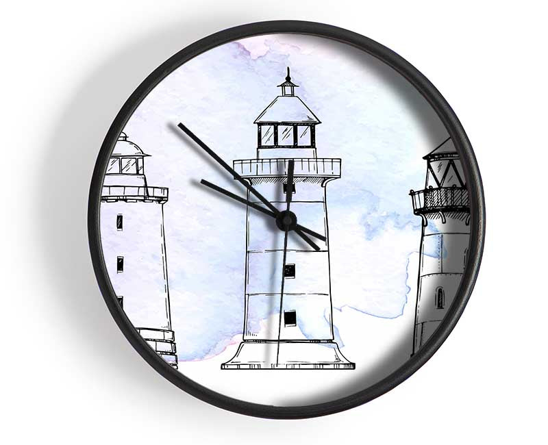 The Structure Of The Lighthouses Clock - Wallart-Direct UK