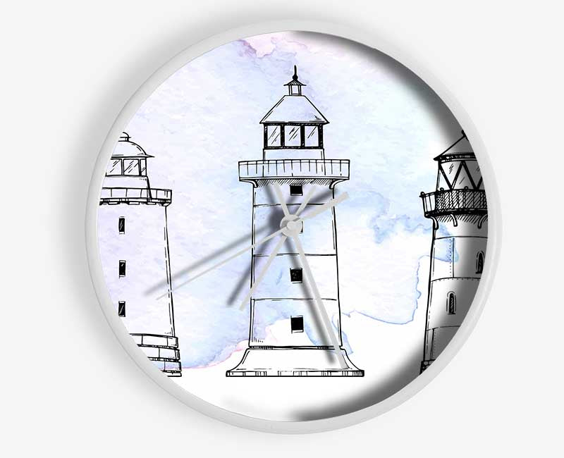 The Structure Of The Lighthouses Clock - Wallart-Direct UK