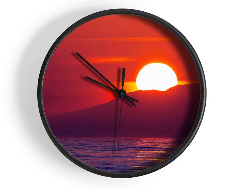 As The Sun Goes Down 1 Clock - Wallart-Direct UK