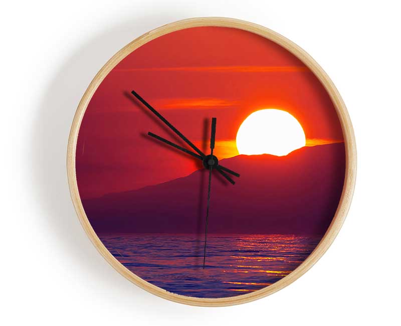 As The Sun Goes Down 1 Clock - Wallart-Direct UK