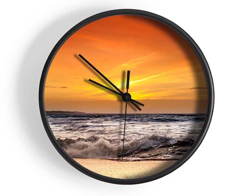 Ocean Wave Splash Clock - Wallart-Direct UK