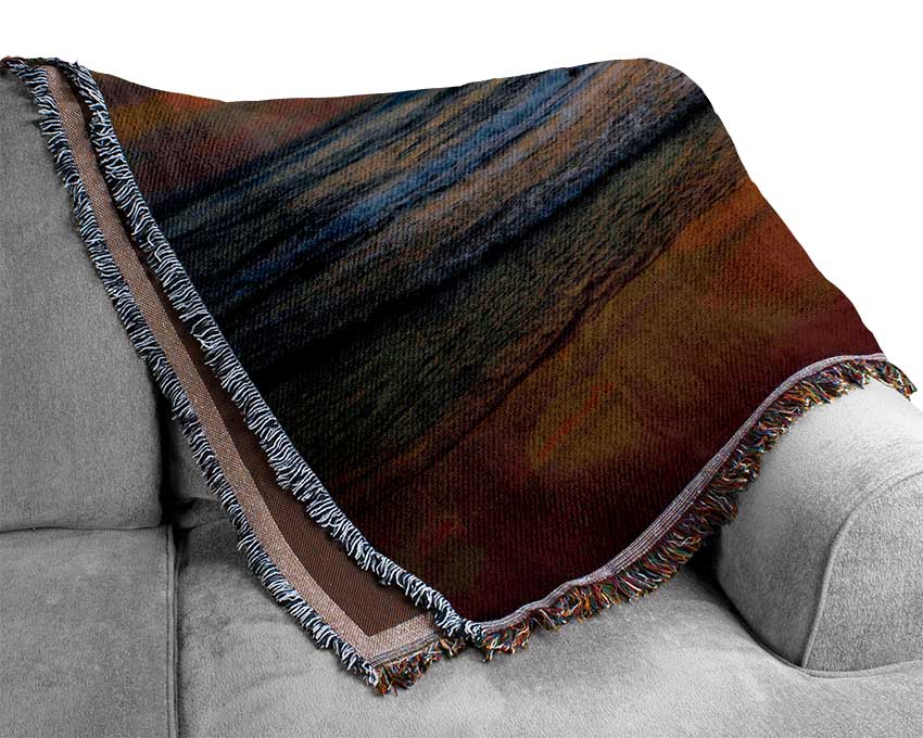 Beach Waves Woven Blanket