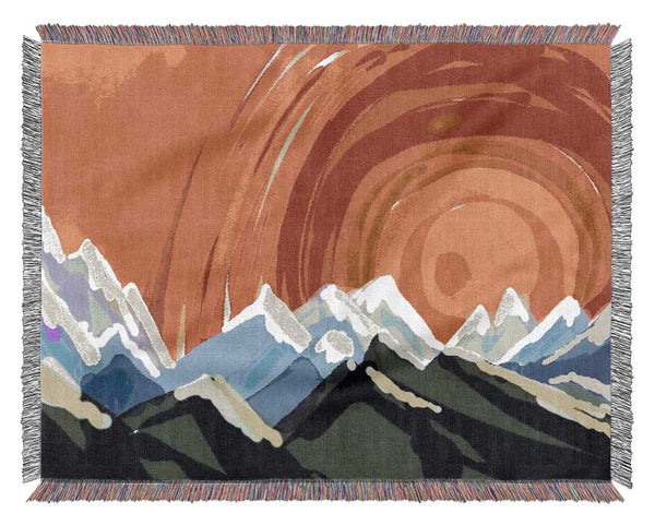 Mountain Peak Sun Woven Blanket