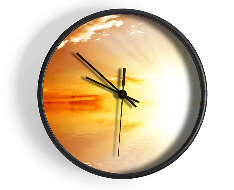 Perfect Sun Blaze Clock - Wallart-Direct UK