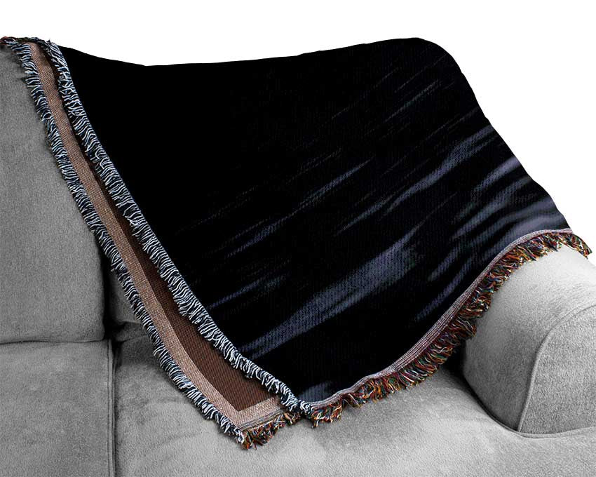 Perfect Moon Reflection Woven Blanket