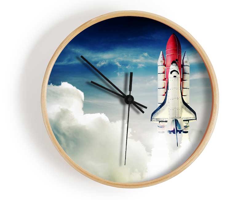 Rocket Launch 1 Clock - Wallart-Direct UK