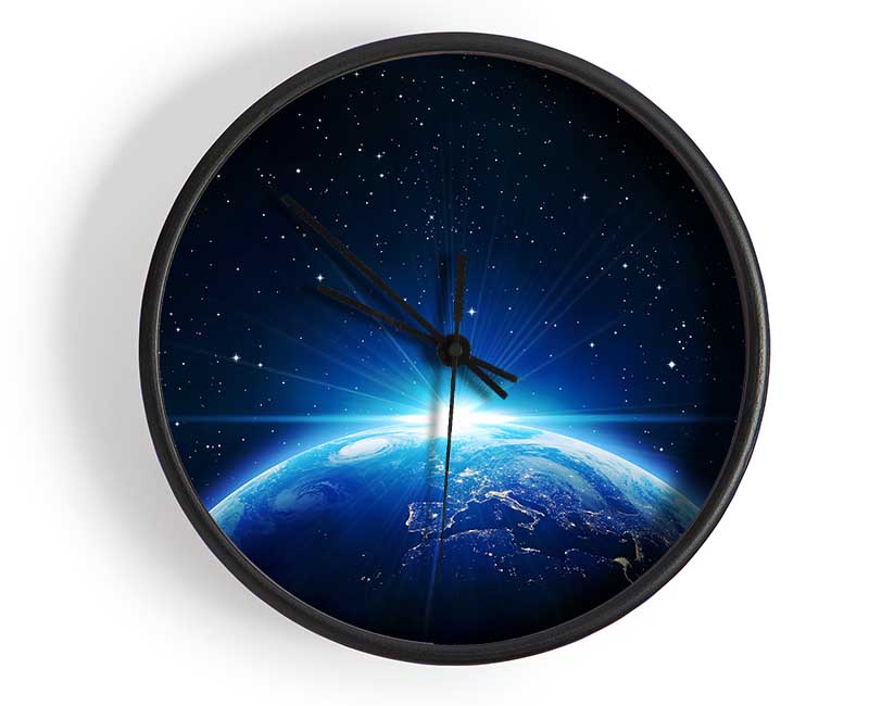 Earth From Above Clock - Wallart-Direct UK