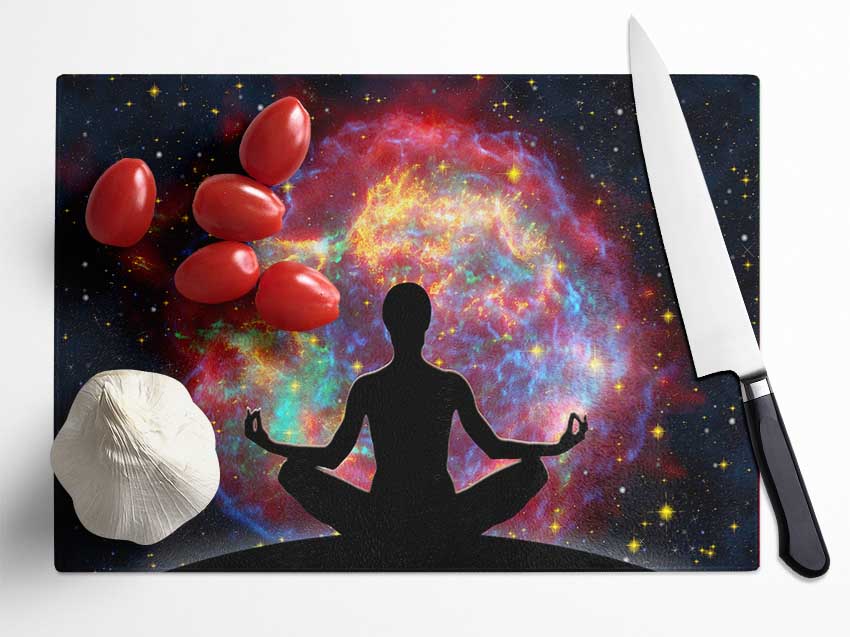 Aura Of The Energy Glass Chopping Board