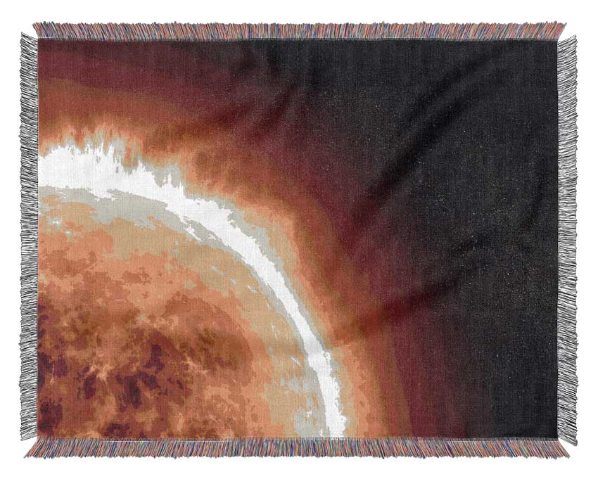 Fire Sun Glow Woven Blanket