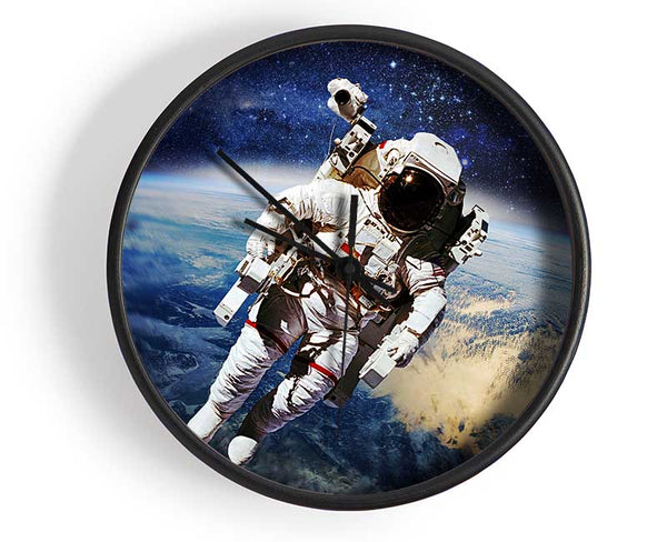 Astronaut Above The Earth Clock - Wallart-Direct UK