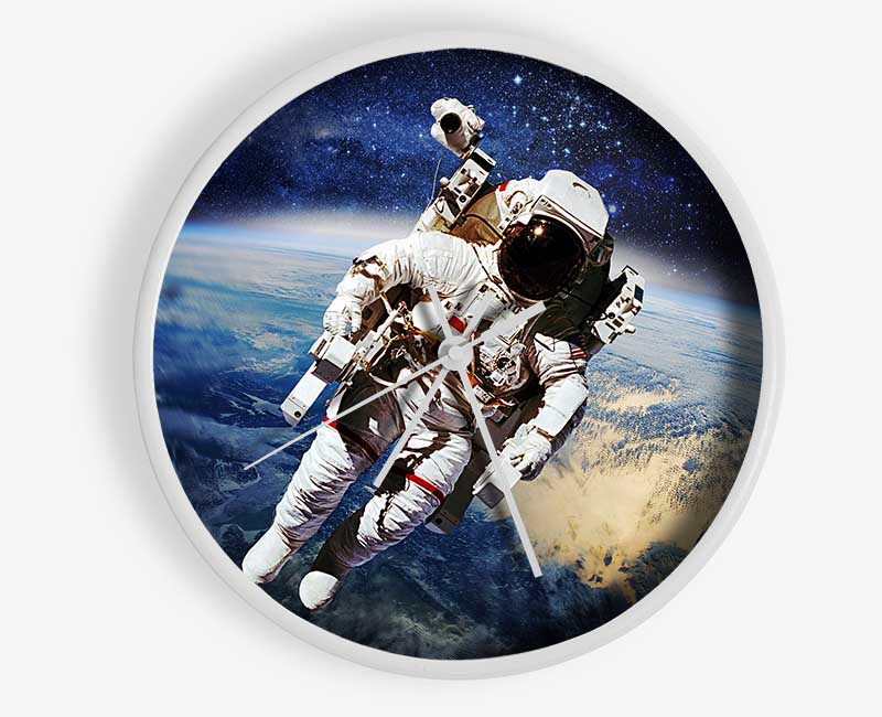 Astronaut Above The Earth Clock - Wallart-Direct UK