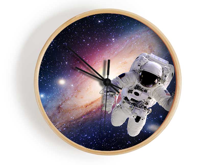 Astronaut Exploding Star Clock - Wallart-Direct UK