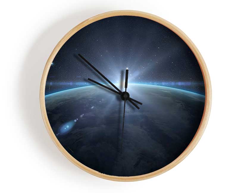 Sun Glow Earth Clock - Wallart-Direct UK