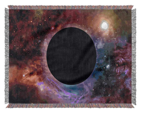 Galaxy Eclipse Woven Blanket