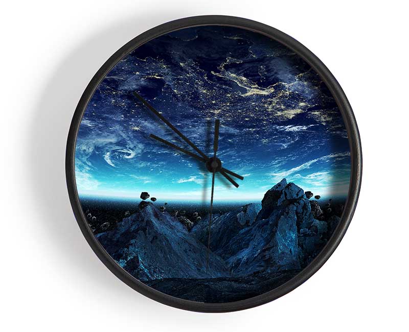 Gravitational Pull Of The Earth Clock - Wallart-Direct UK