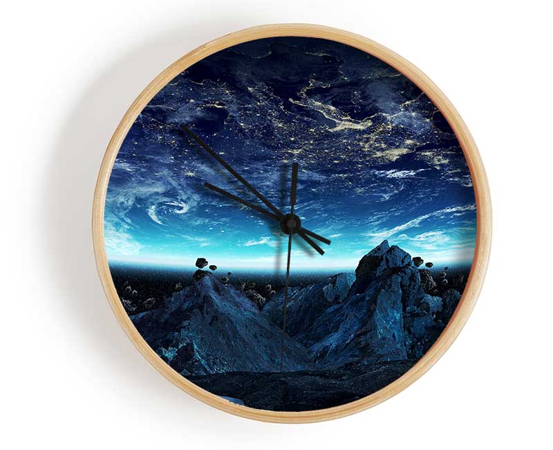 Gravitational Pull Of The Earth Clock - Wallart-Direct UK