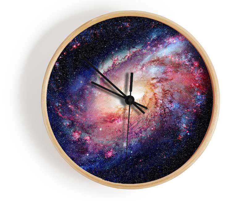 Stunning Star Swirl Clock - Wallart-Direct UK