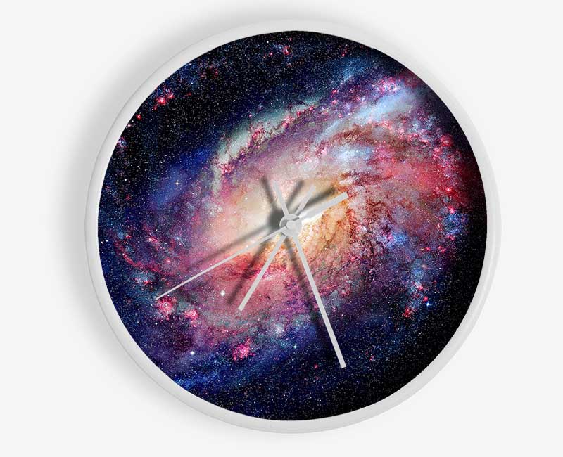 Stunning Star Swirl Clock - Wallart-Direct UK