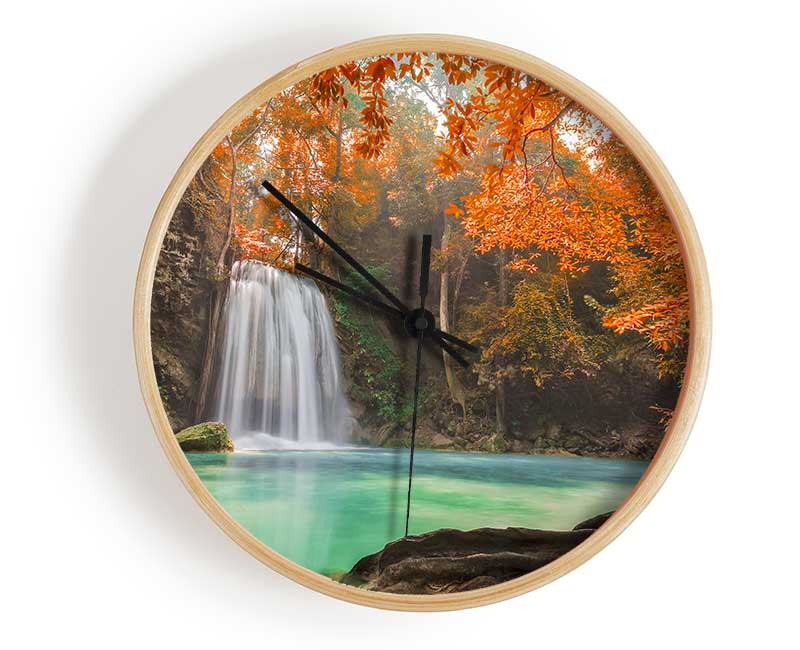 Autumn Clock - Wallart-Direct UK