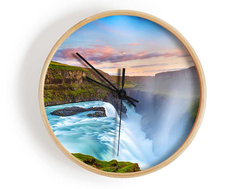 Where The water Flows Clock - Wallart-Direct UK