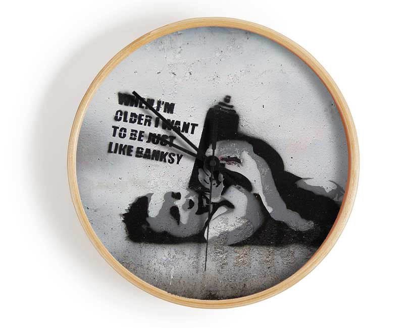 Be like Banksy Clock - Wallart-Direct UK