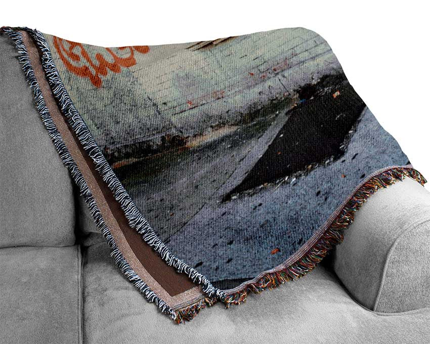 Ghetto for life Woven Blanket