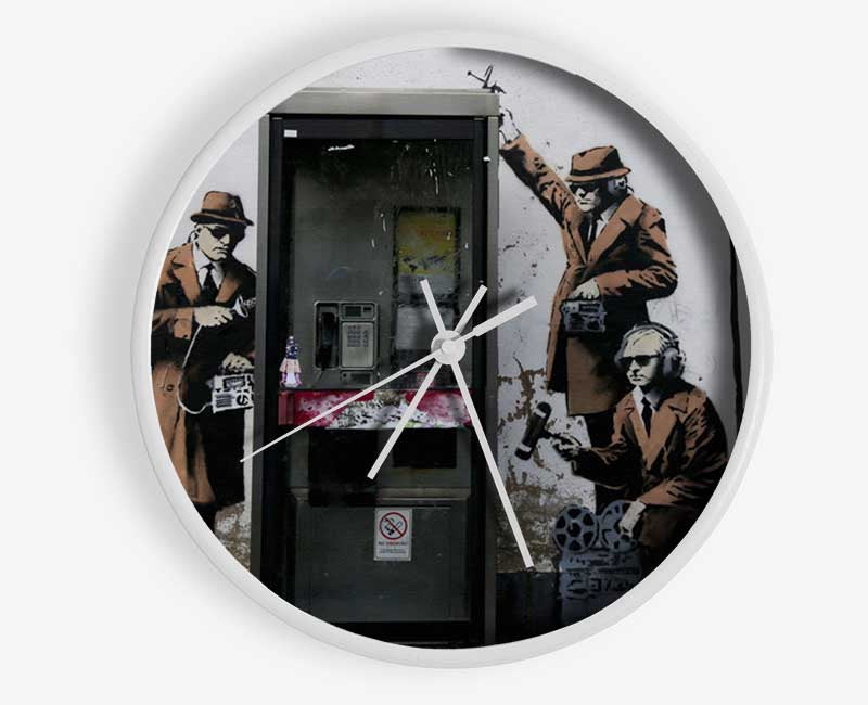 Spy Booth Clock - Wallart-Direct UK