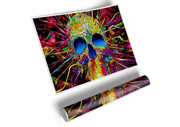 Colourful Skull