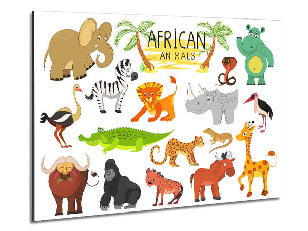 African animals cartoon