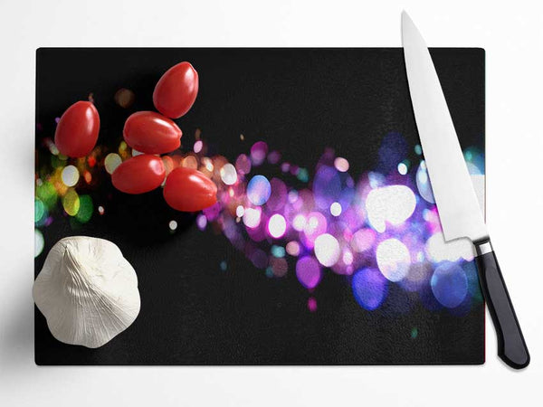 Light Diffusion colour Glass Chopping Board