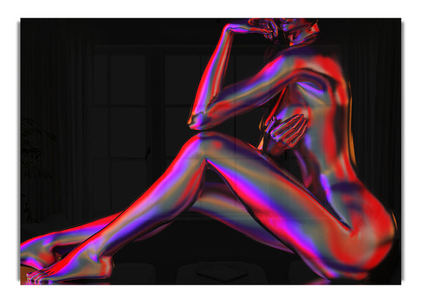 Neon Naked Body