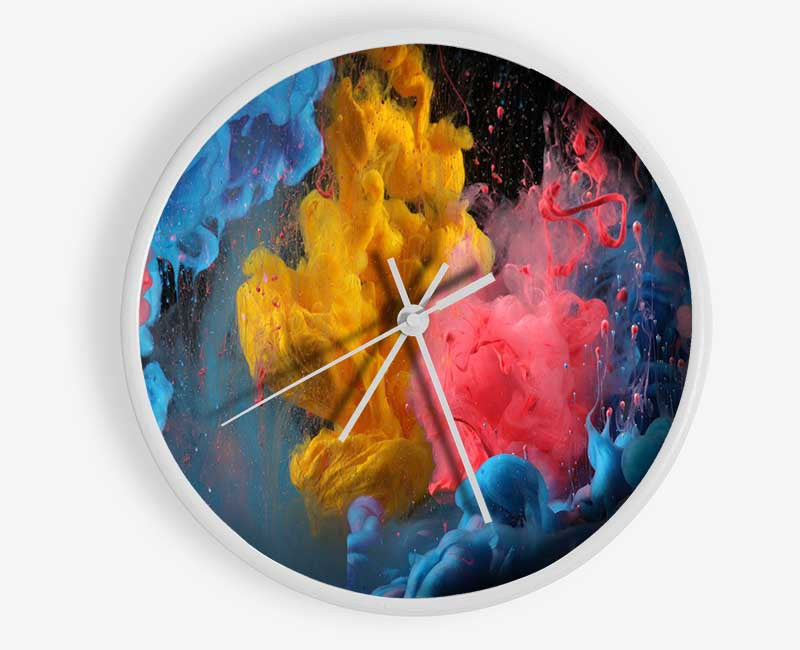 Paint Cloud In Water Clock - Wallart-Direct UK