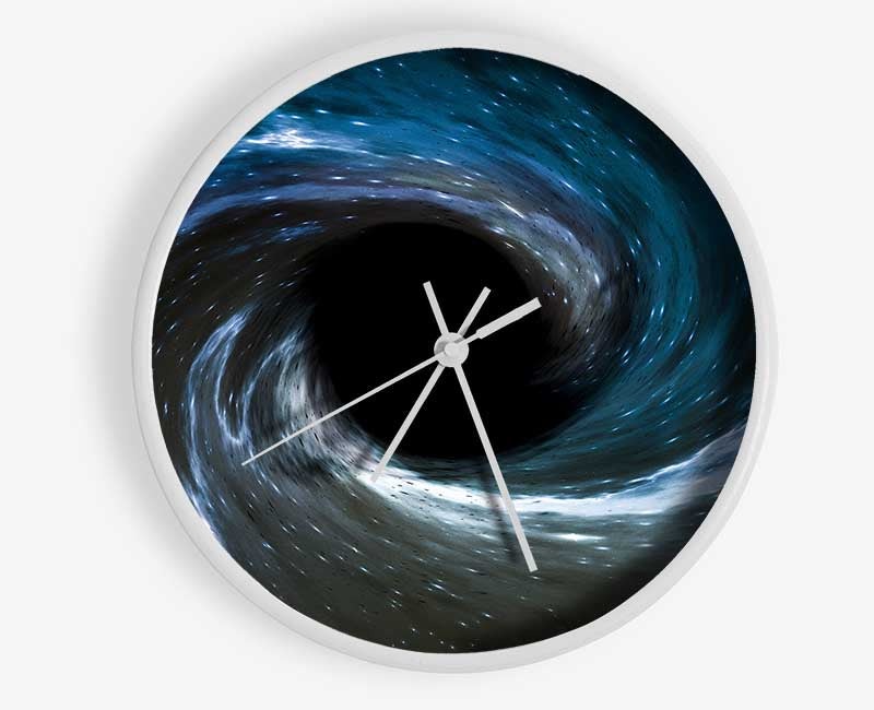 Vortex in space black hole Clock - Wallart-Direct UK