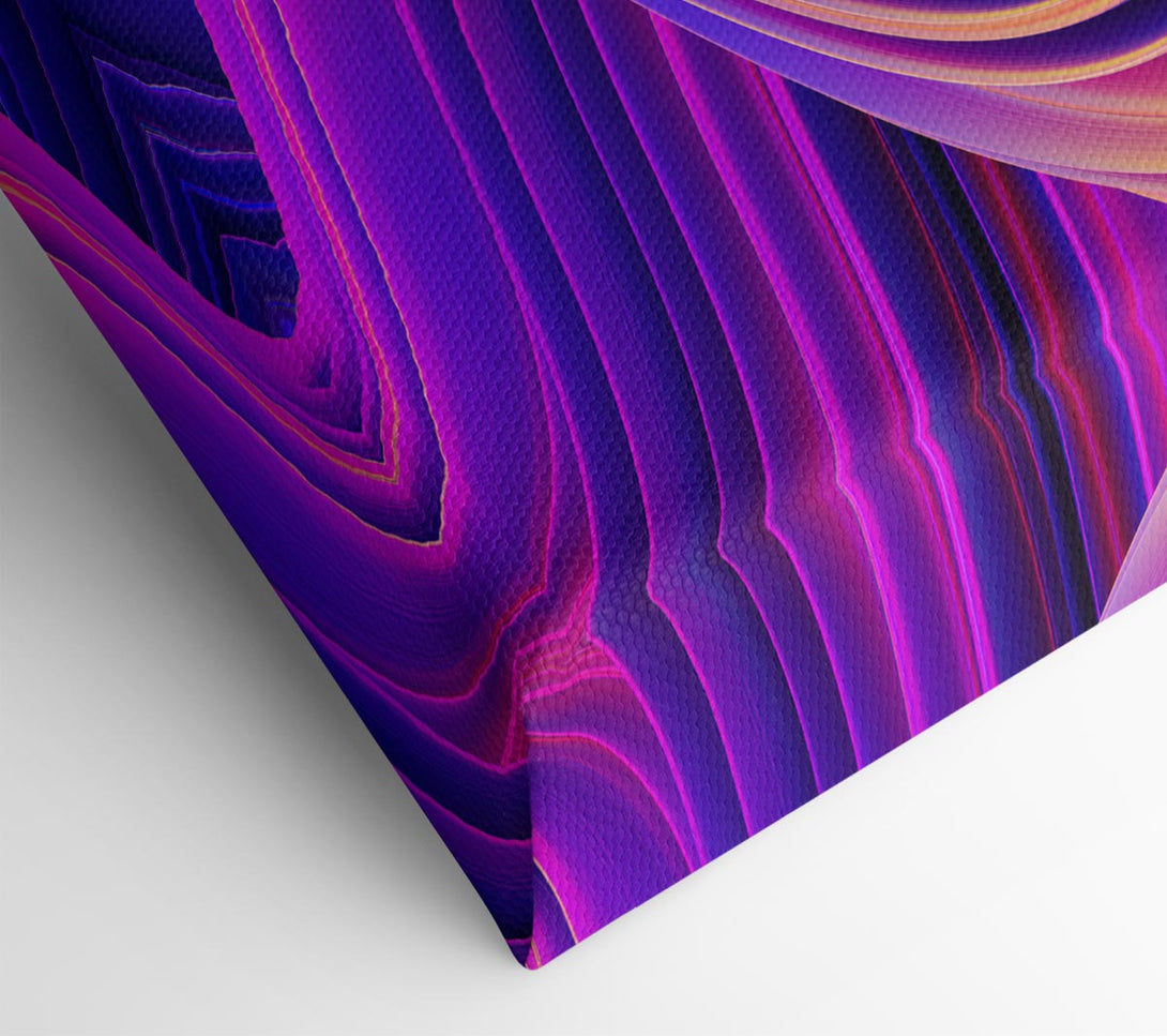 Picture of Purple and blue swirl Canvas Print Wall Art