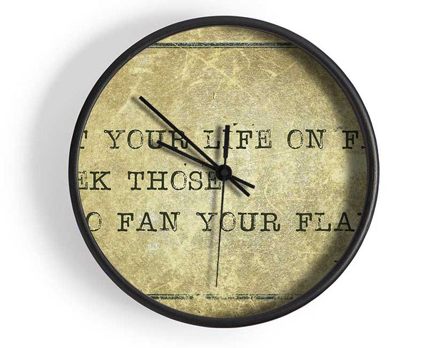 Rumi Quote Clock - Wallart-Direct UK