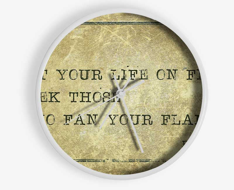 Rumi Quote Clock - Wallart-Direct UK