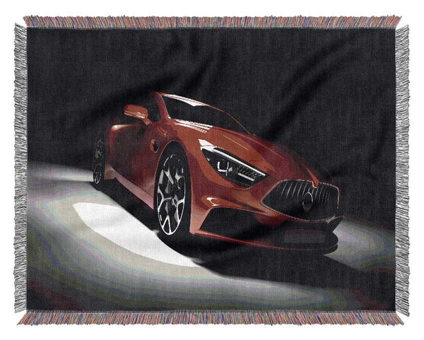 Mean looking Supercar Woven Blanket