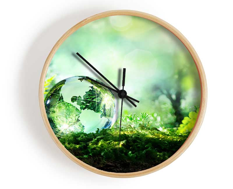 Droplet of the earth Clock - Wallart-Direct UK