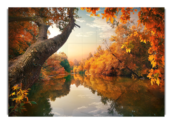 Perfect Autumn lake