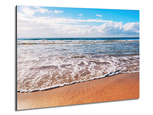 Beautiful sandy day at the beach