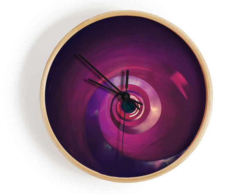 Sinking down the purple hole Clock - Wallart-Direct UK