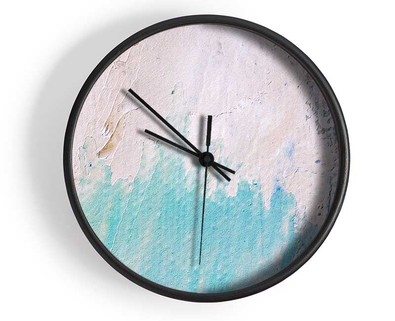 Plastered Colour wall Clock - Wallart-Direct UK