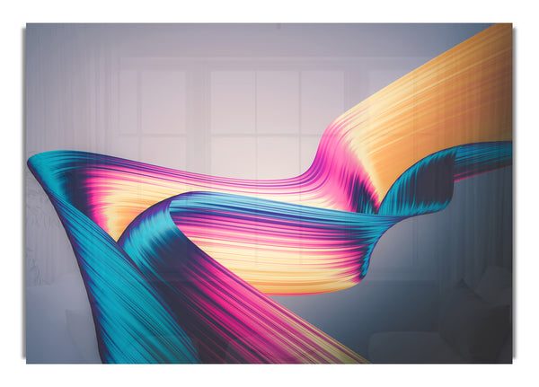 Coloured Ribbon flow