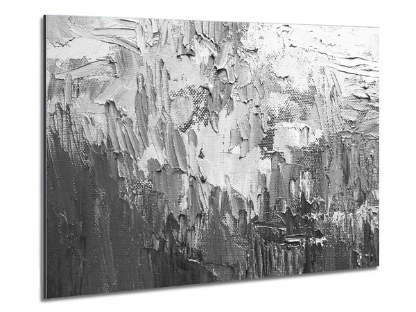 Black and white acrylic textures