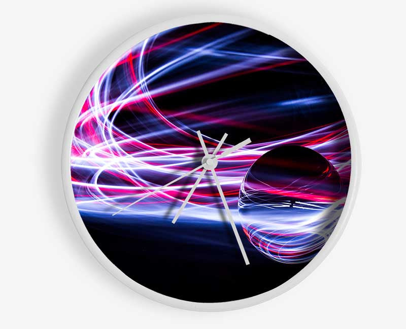 Light painting orb Clock - Wallart-Direct UK